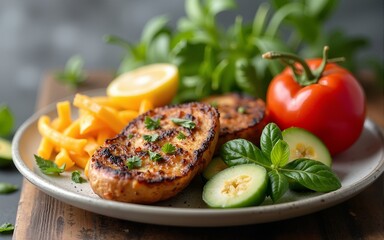 Healthy food for balanced flexitarian mediterranean diet concept. High quality