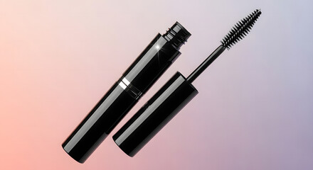 black mascara brush