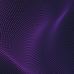Futuristic Cyberpunk Dot Grid Abstract Tech Surface Background