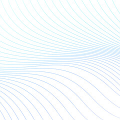 Abstract Blue Wave Lines Flow Dynamic Background Design