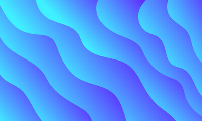 Colorful Abstract Wavy Gradient Shape Background Design