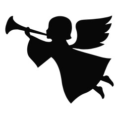 silhouette of a girl playing guitar