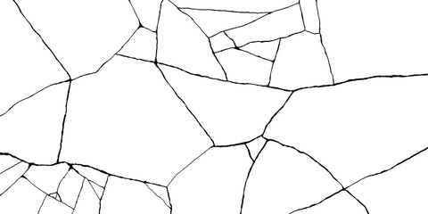 illustration of a cracked texture, often used as a background or overlay in graphic design.