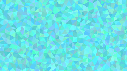 Obraz premium Seamless abstract low poly crystal pattern with geometric shapes in varying shades of refreshing blue, turquoise, and aqua for digital backgrounds and modern designs