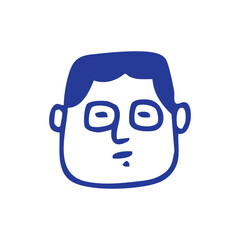 doodle face character