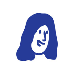 doodle face character