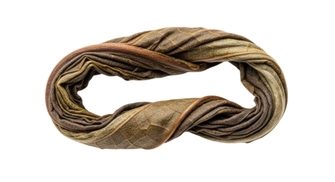 Colorful Fabric Twisted Rope for Crafting and Decoration.