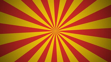 Sunburst starburst radial retro background pattern yellow red grainy - Powered by Adobe