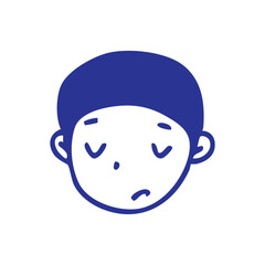 doodle face character