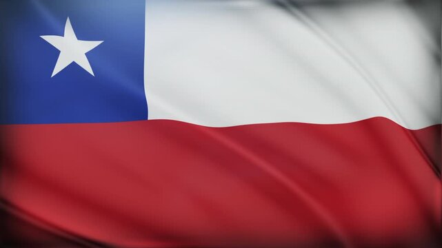 National flag of chile, a redwhiteblue flag with a white star. Suitable for presentations, educational materials, cultural displays, and digital designs.