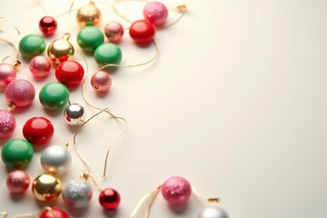 Colorful Christmas Baubles