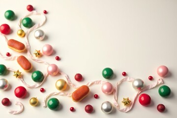 Colorful Christmas Baubles