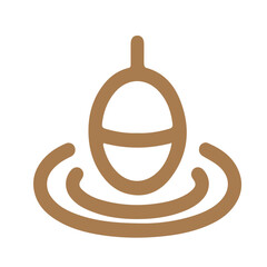 Angling float icon