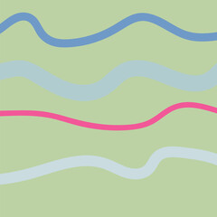 Delicate pastel stripes form modern abstract harmony.