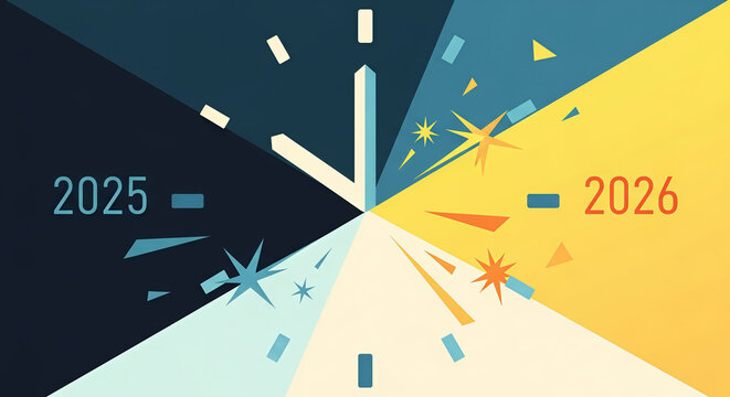 Abstract clock face background with deadline concepts, arrows, and timer symbol vector illustration design