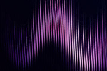Abstract vertical lines with neon glass effect, glass gradient