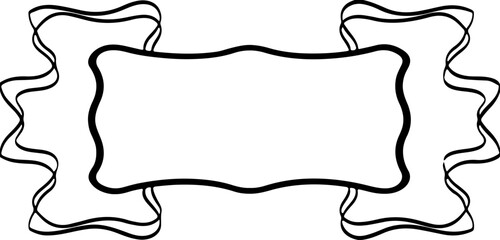 vector frame for text