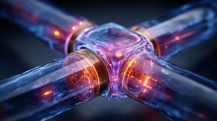 Non-destructive testing x-ray inspection lens evaluating welds in industrial environments