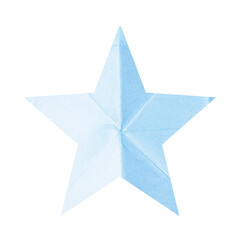 blue star isolated