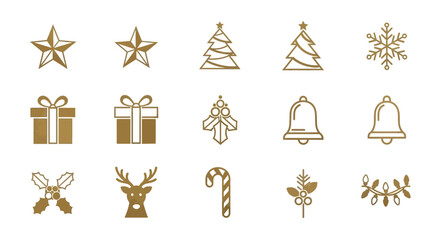 golden christmas tree