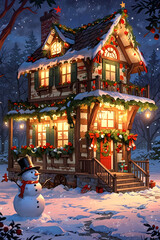 Christmas Winter House