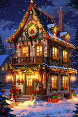 Christmas Winter House