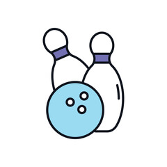 Bowling  vector icon