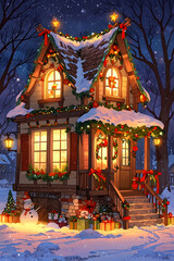 Christmas Winter House