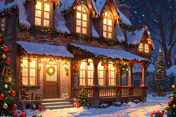 Christmas Winter House