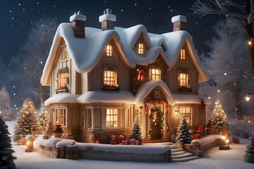 Christmas Winter House