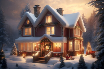 Christmas Winter House