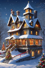 Christmas Winter House
