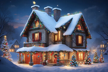 Christmas Winter House