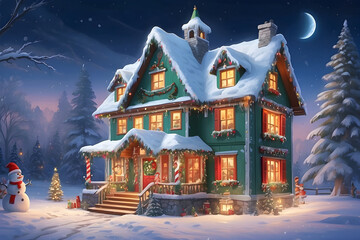 Christmas Winter House