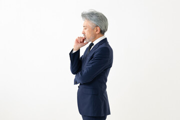 グレイヘアのビジネスマン