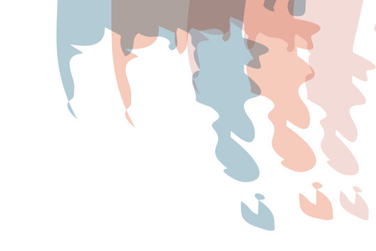 A suggestion of wind and movement, evoked through sweeping strokes of pale blue and green ink. Vecter abstract background.