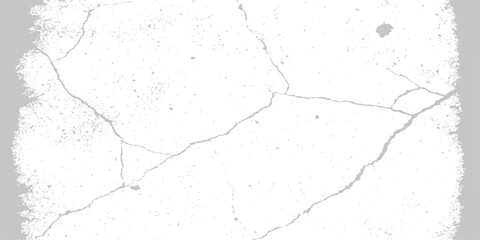 Aged, textured, white paint on a cracked, dirty, gray concrete grunge wall surface. crack, paper, antique, black, white, scratch, brown, land, soil