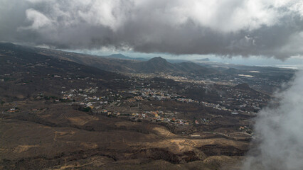 Roque del Conde Mountain. At the top of the mountain. Tenerife, Canary Islands.