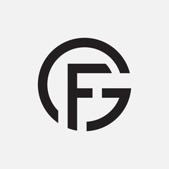 FG GF Round Monogram Logo