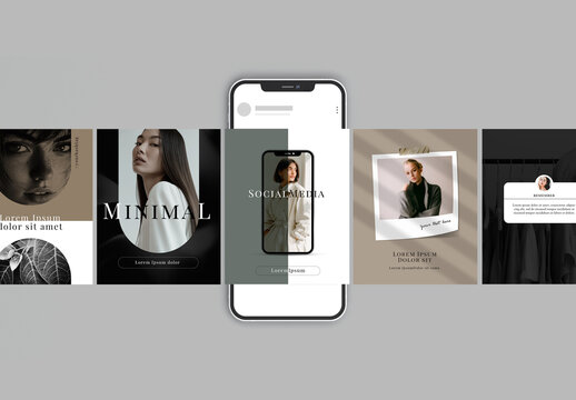 Naif Style Social Media Post Set