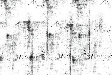 Black and white grungy abstract background. Grungy frame. Texture old paper.  Vector illustration
