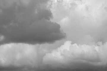 Fototapeta premium gray background, photo texture of gray sky and clouds