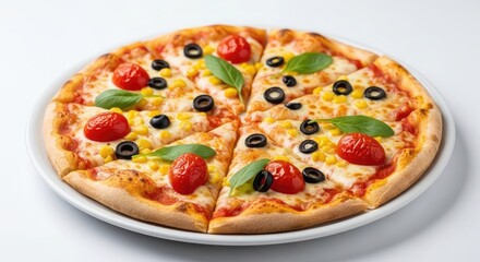 Delicious Pizza with Melting Cheese