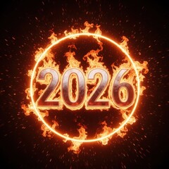 Happy New Year 2026 Template