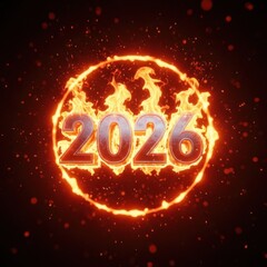 Happy New Year 2026 Template