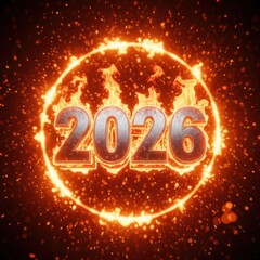 Happy New Year 2026 Template