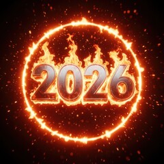 Happy New Year 2026 Template