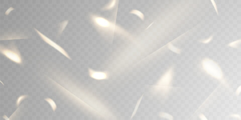 Light effect and zigzag ribbon falling from above on beam, swirl vector.