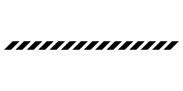 Slash line border. Diagonal parallel lines divider strip. Slash divider. Vector illustration