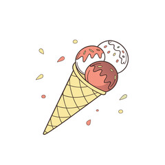 ice cream vector illustration
